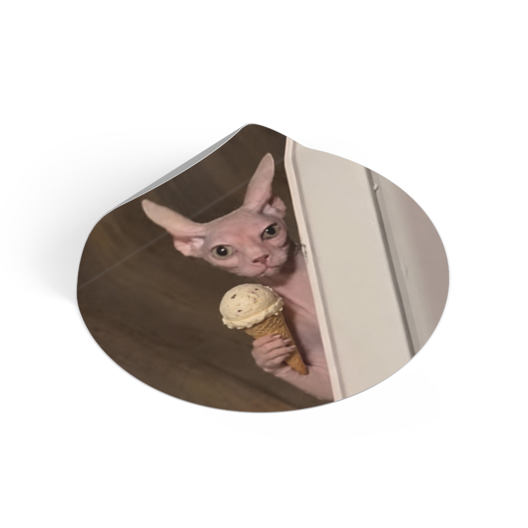 Ice cream kitty Sticker